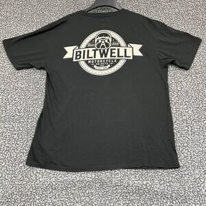 Biltwell Motorcycle Helmets Shirt Men Extra Large Short Sleeve Crew Neck XL‎